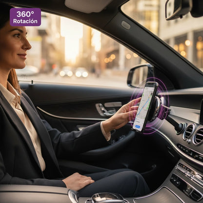 Soporte Magnético Coche Premium 360° | Rotación Universal | Timma Shop