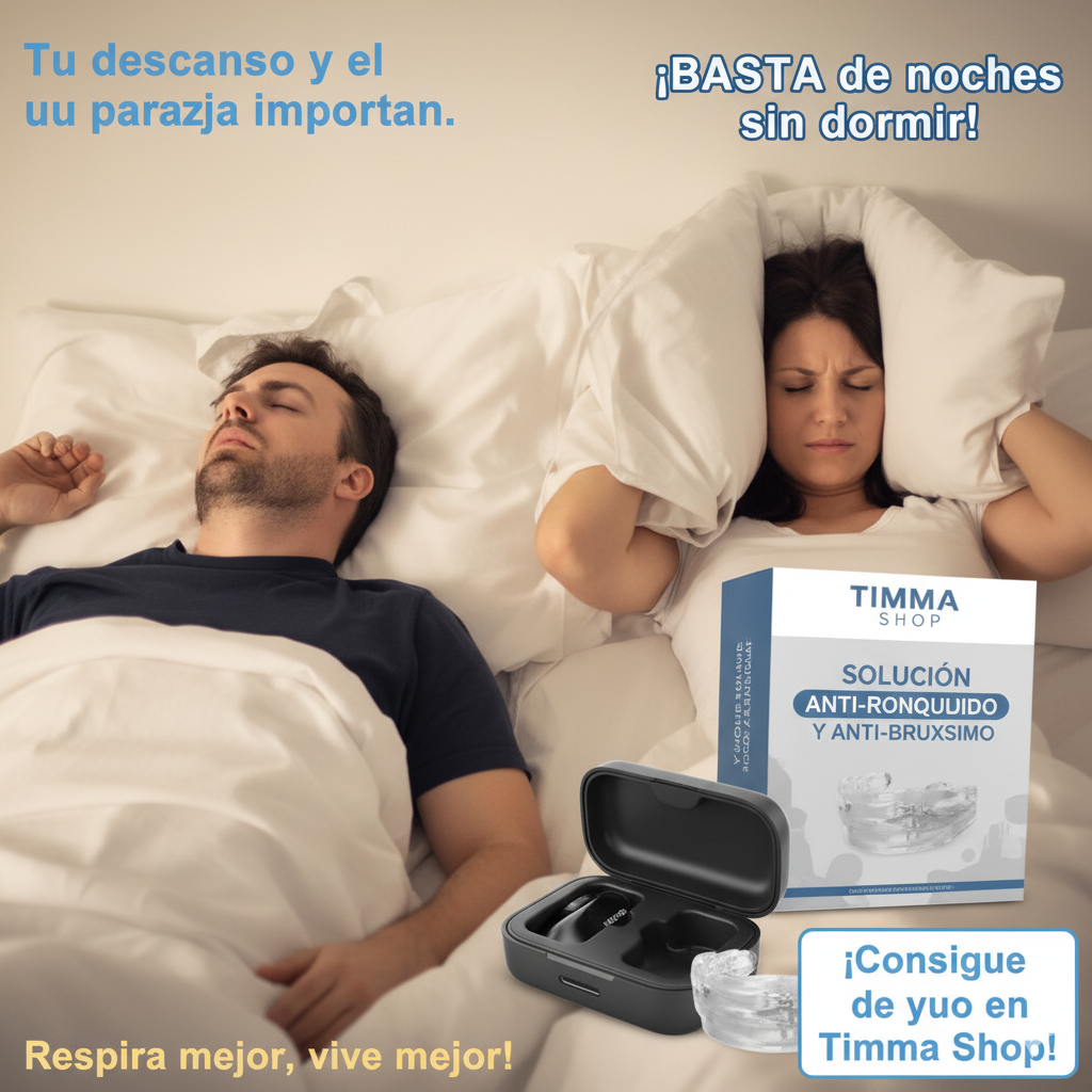 Protector Bucal 2 en 1 Timma Shop - Antirronquidos y Anti Bruxismo