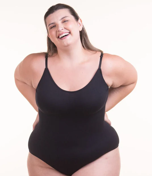 Body Sin Costuras Timma Shop - Invisible y Moldeador Negro L/XL