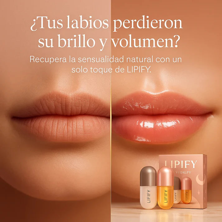 Lipify Gloss Labial Voluminizador con Ácido Hialurónico - Brillo y Volumen Instantáneo | Timma Shop