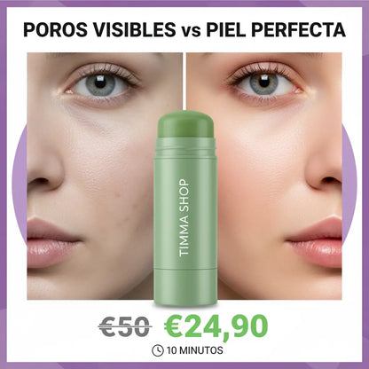 Mascarilla Facial Purificante en Barra - Control de Grasa y Poros | Piel Mixta y Grasa | Timma Shop