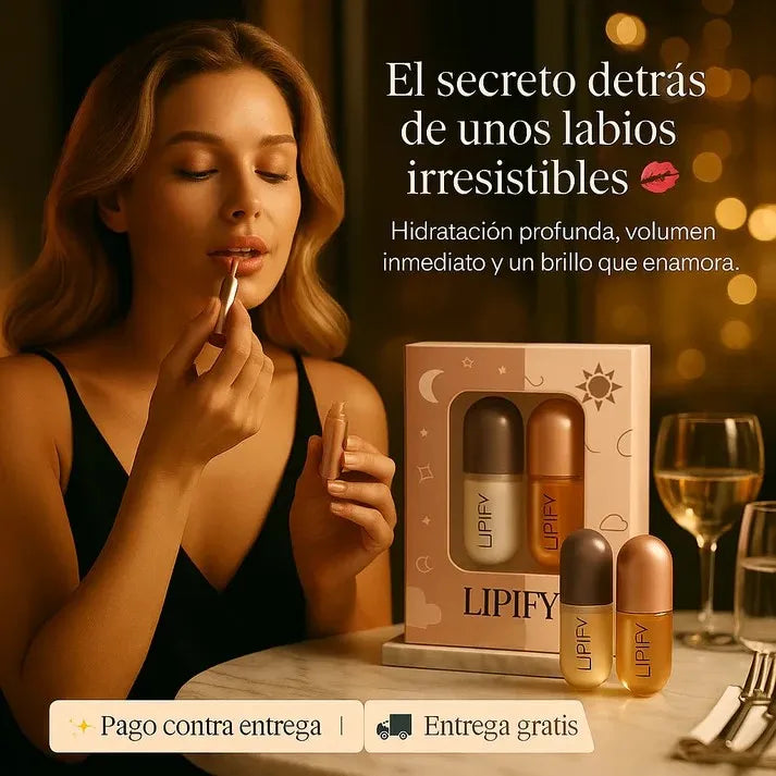 Lipify Gloss Labial Voluminizador con Ácido Hialurónico - Brillo y Volumen Instantáneo | Timma Shop