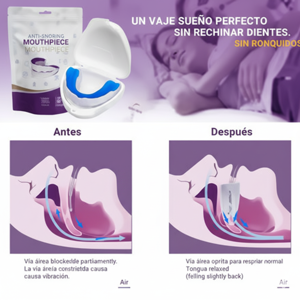 Protector Bucal 2 en 1 Timma Shop - Antirronquidos y Anti Bruxismo