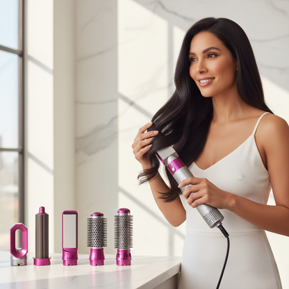 Cepillo Secador 5 en 1 Timma Shop - Secador Alisador Rizador Profesional 1000W