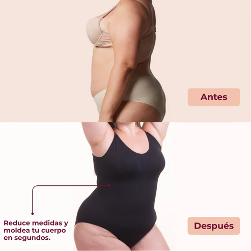 Body Sin Costuras Timma Shop - Invisible y Moldeador Negro L/XL