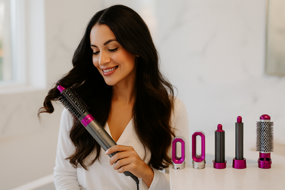 Cepillo Secador 5 en 1 Timma Shop - Secador Alisador Rizador Profesional 1000W