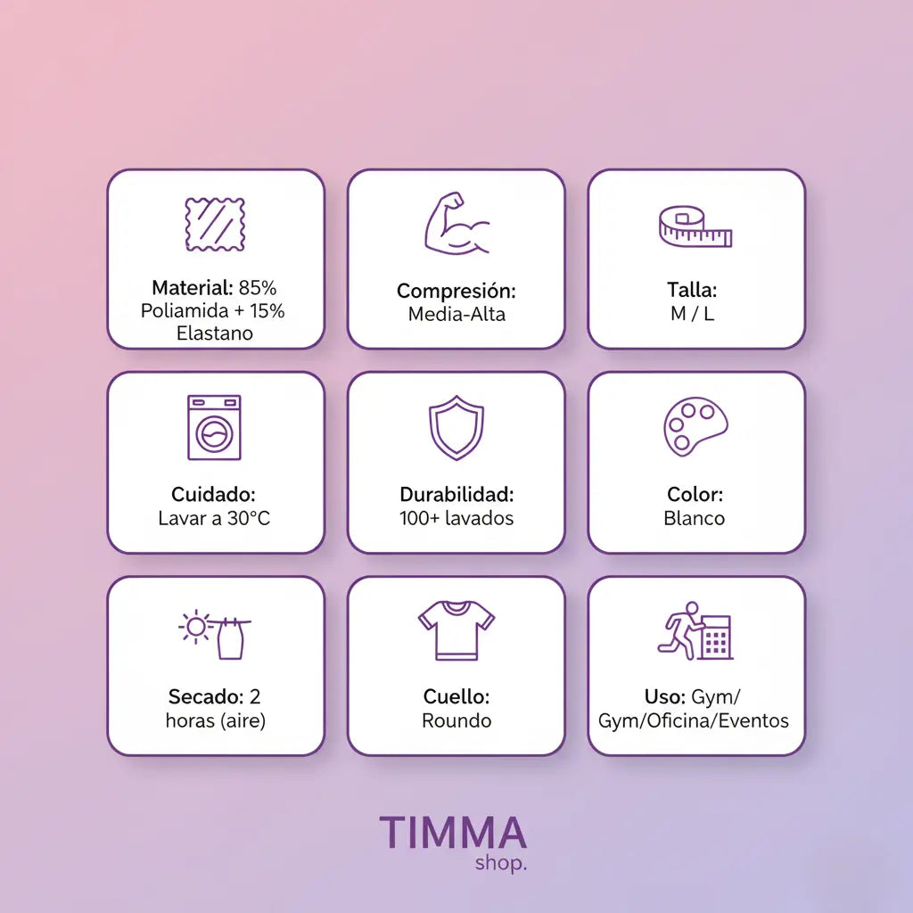 Camiseta Modeladora Postural para Hombre - Mejora Postura y Silueta Masculina | Timma Shop