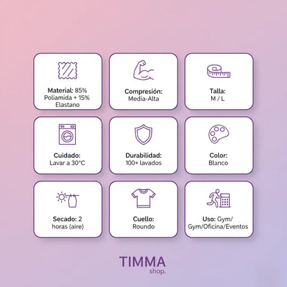 Camiseta Modeladora Postural para Hombre - Mejora Postura y Silueta Masculina | Timma Shop