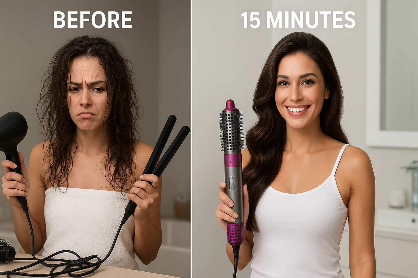 Cepillo Secador 5 en 1 Timma Shop - Secador Alisador Rizador Profesional 1000W