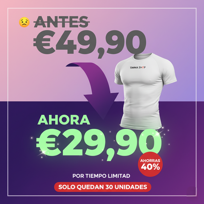Camiseta Modeladora Postural para Hombre - Mejora Postura y Silueta Masculina | Timma Shop